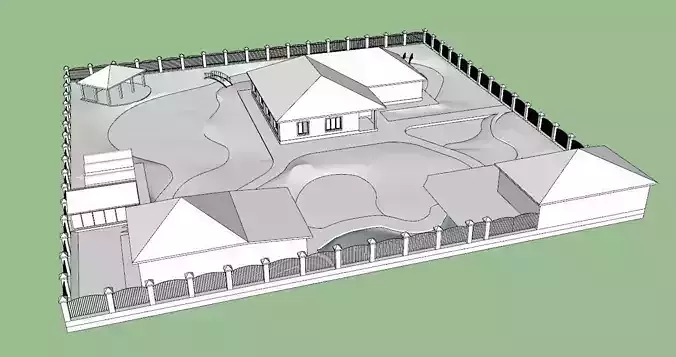 Plot of land 3D model