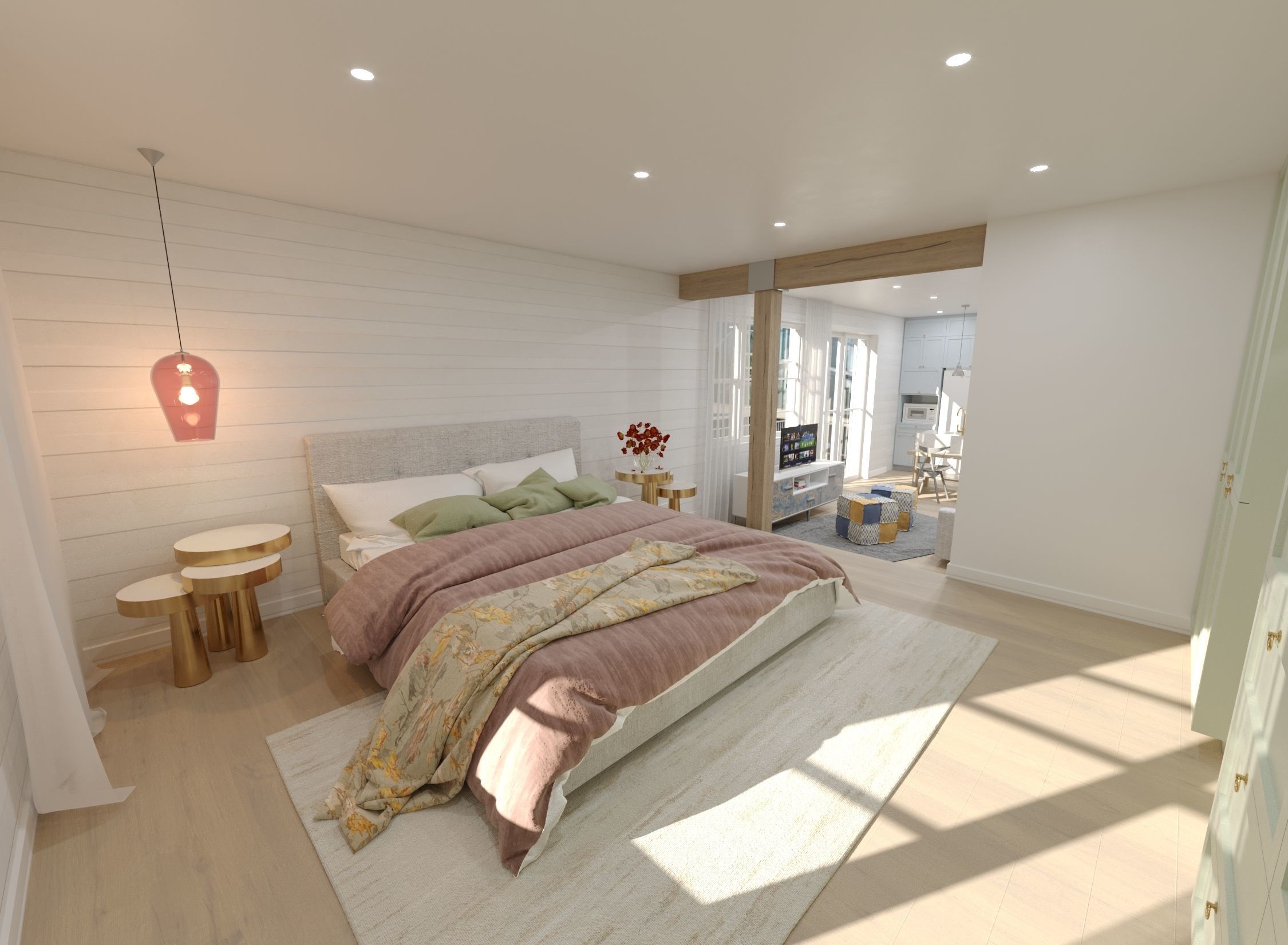 Split-Level Apartment 3D model_1