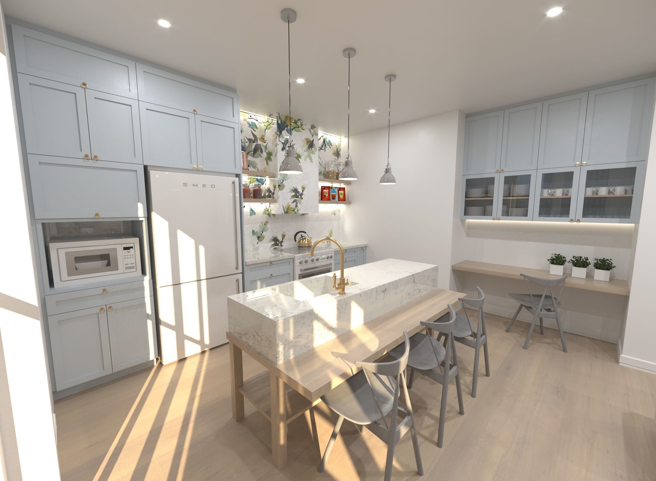 Split-Level Apartment 3D model_3