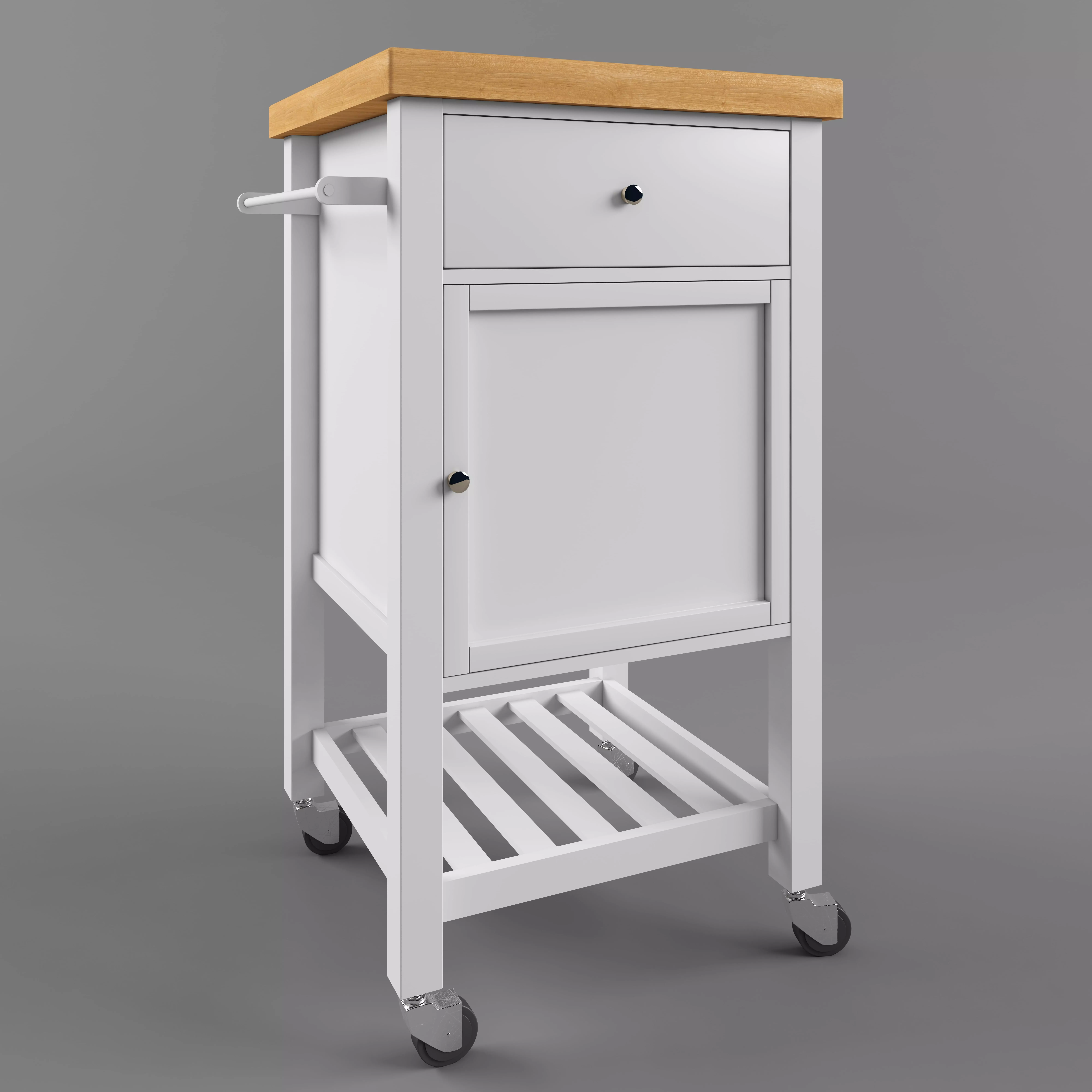 Bar table Low-poly 3D model_0