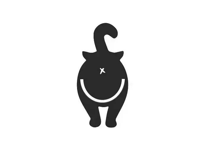 Bookmark happy cat icon