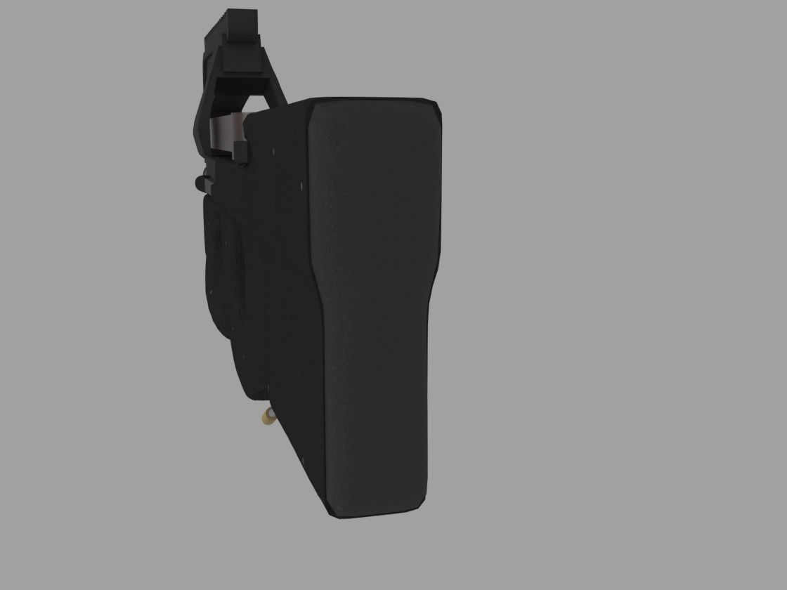 FN P90 Low-poly 3D model_4