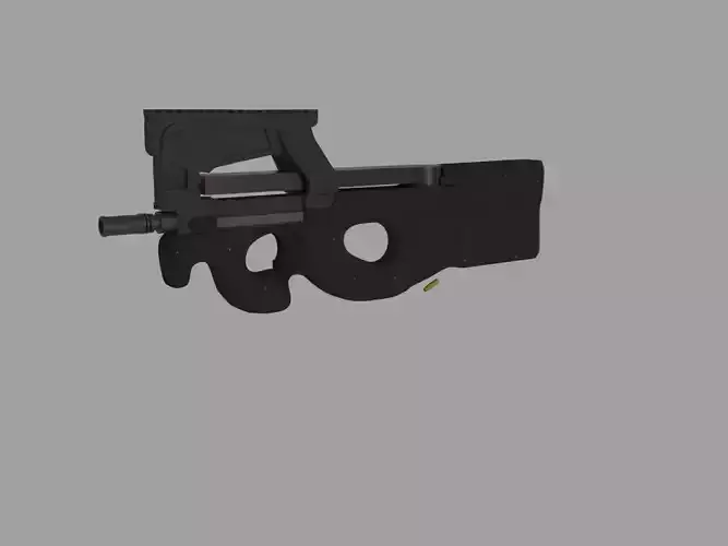 FN P90 Low-poly 3D model