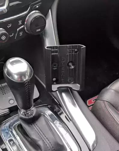 Car-Mount-Uniden-BCD436HP-RAM-OBGrip gear shifter in car 3D print model
