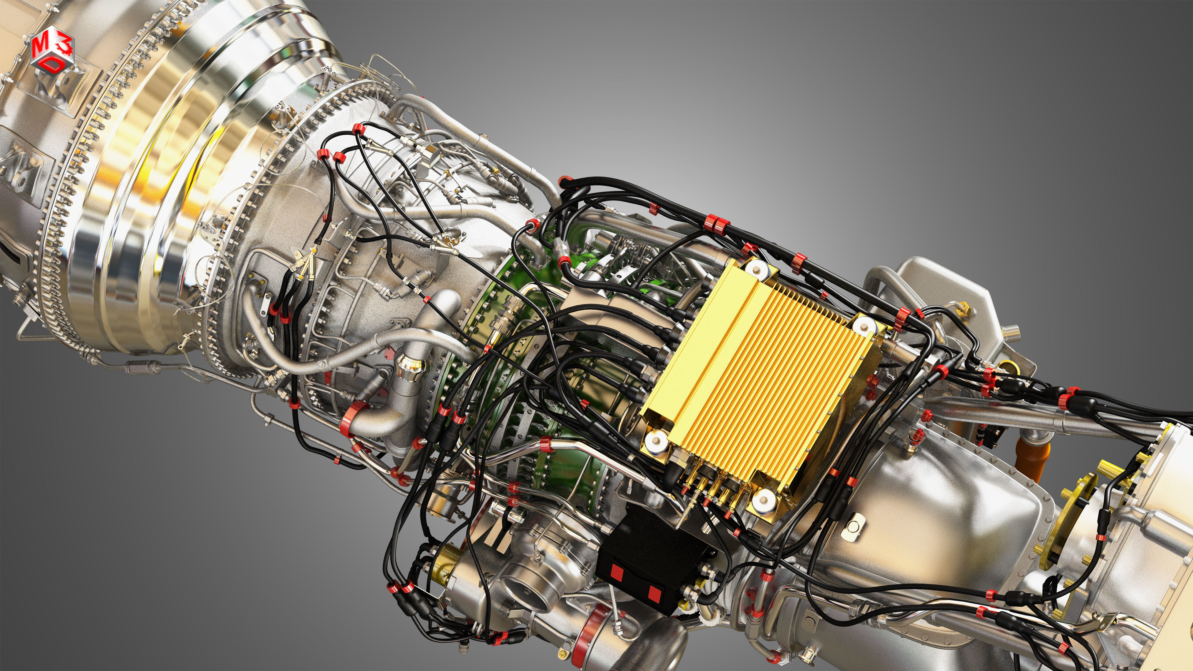 Europrop International - TP400-D6 Turboprop Engine 3D model_12