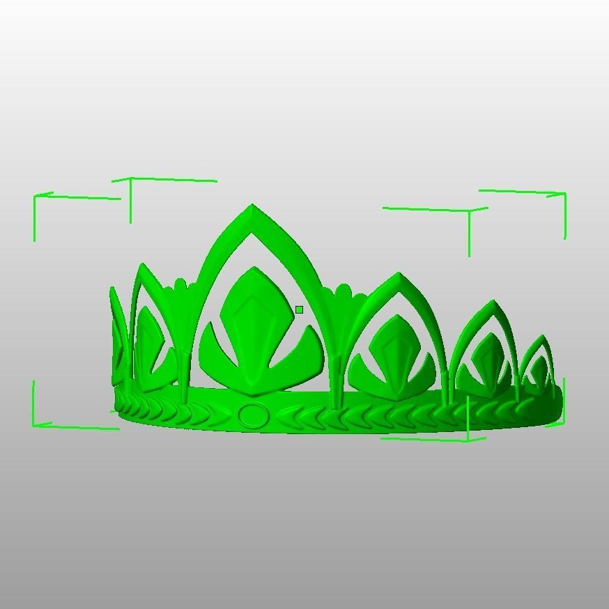 Frozen 2  Queen Crown 3D print model_1