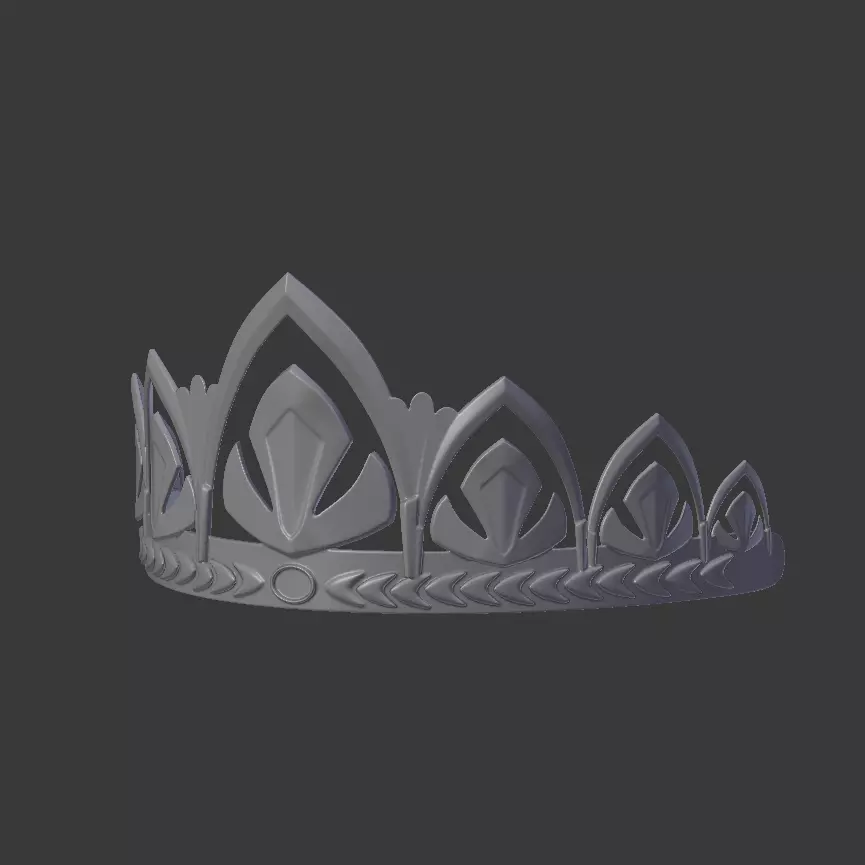 Frozen 2  Queen Crown 3D print model_0