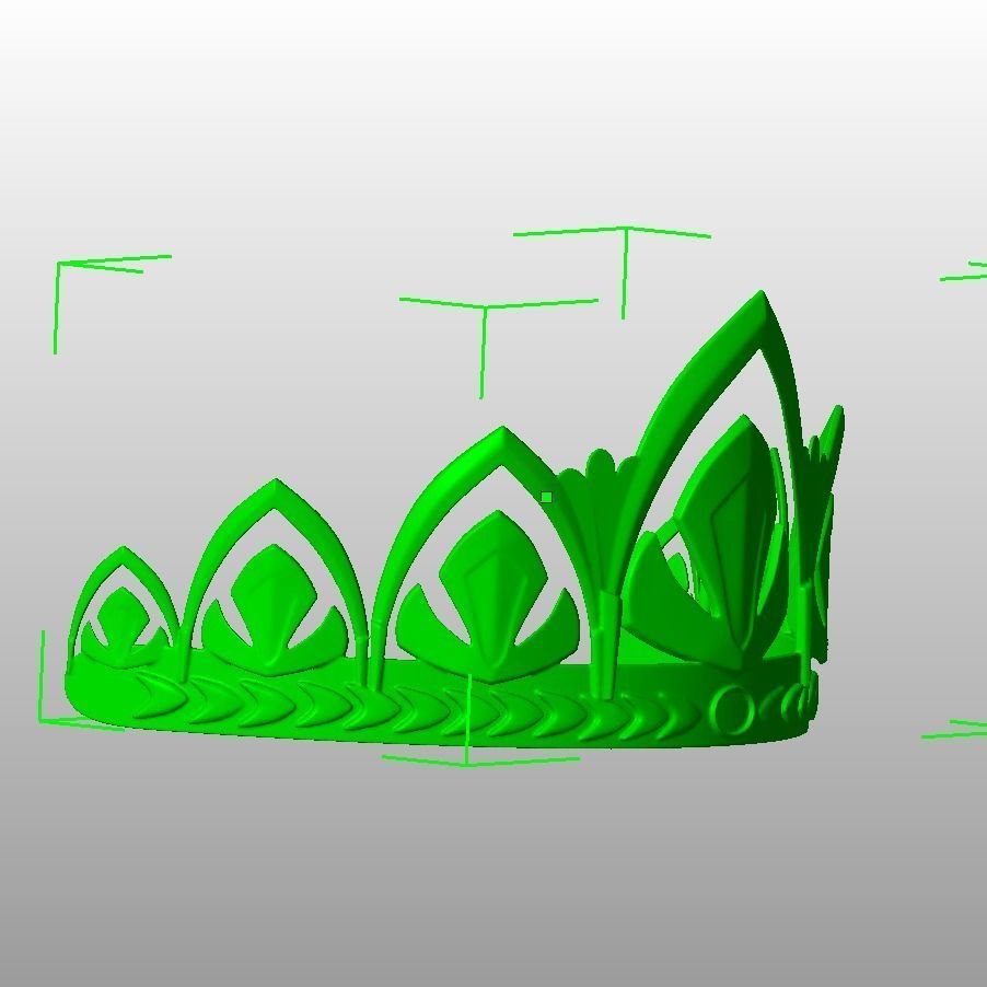 Frozen 2  Queen Crown 3D print model_2