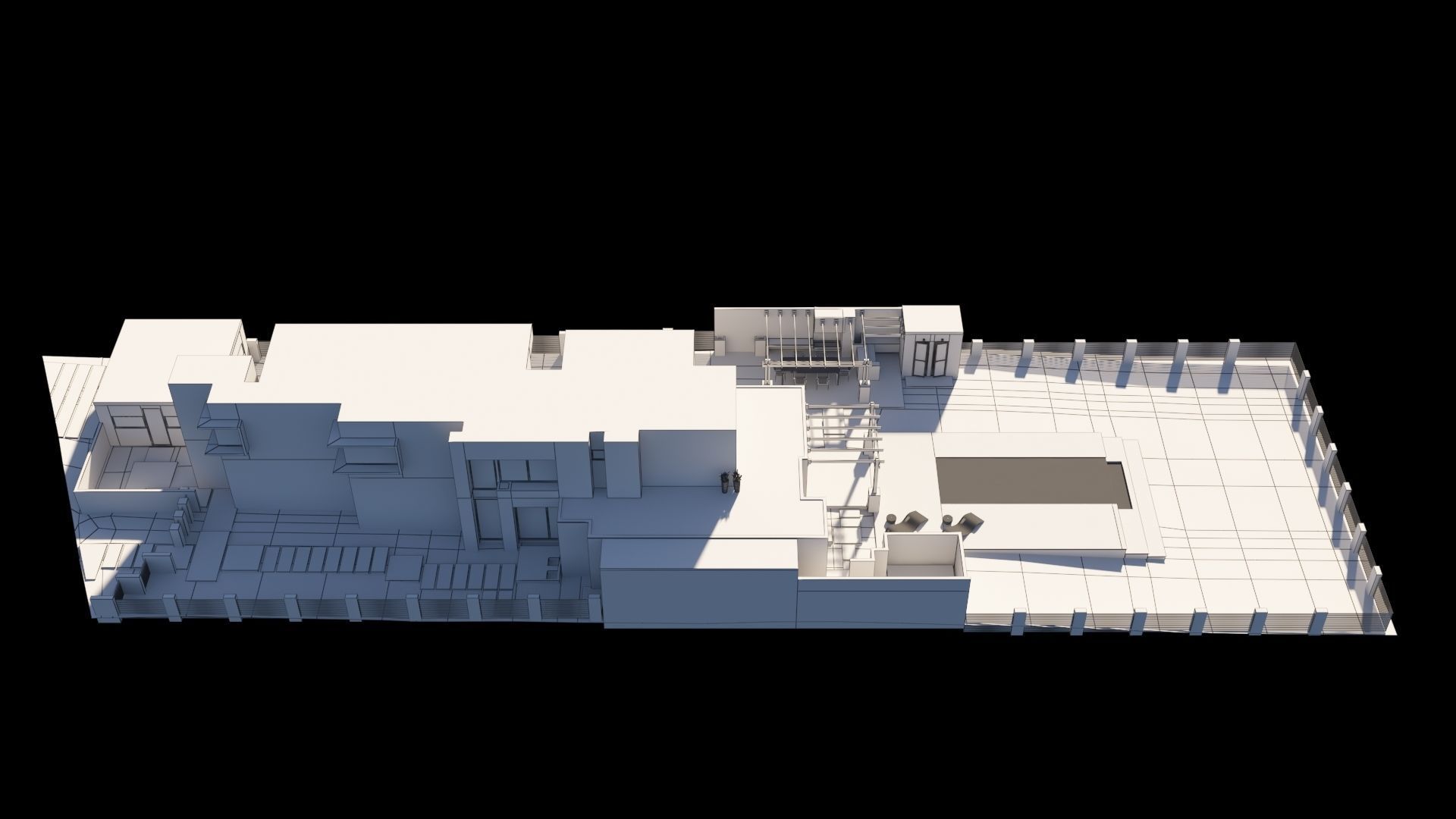 Modern House 3D model_3