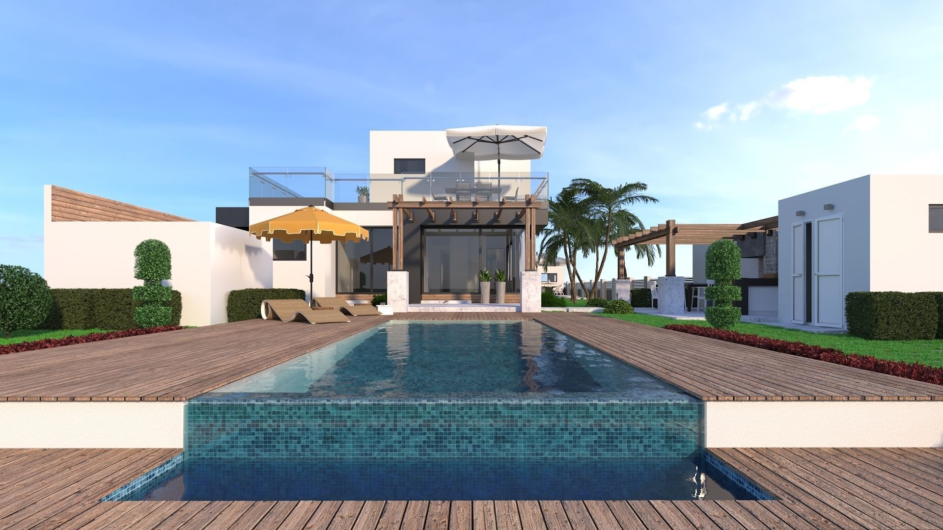 Modern House 3D model_5
