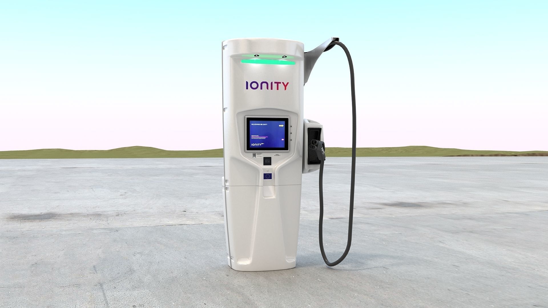 IONITY Charger 3D model_1