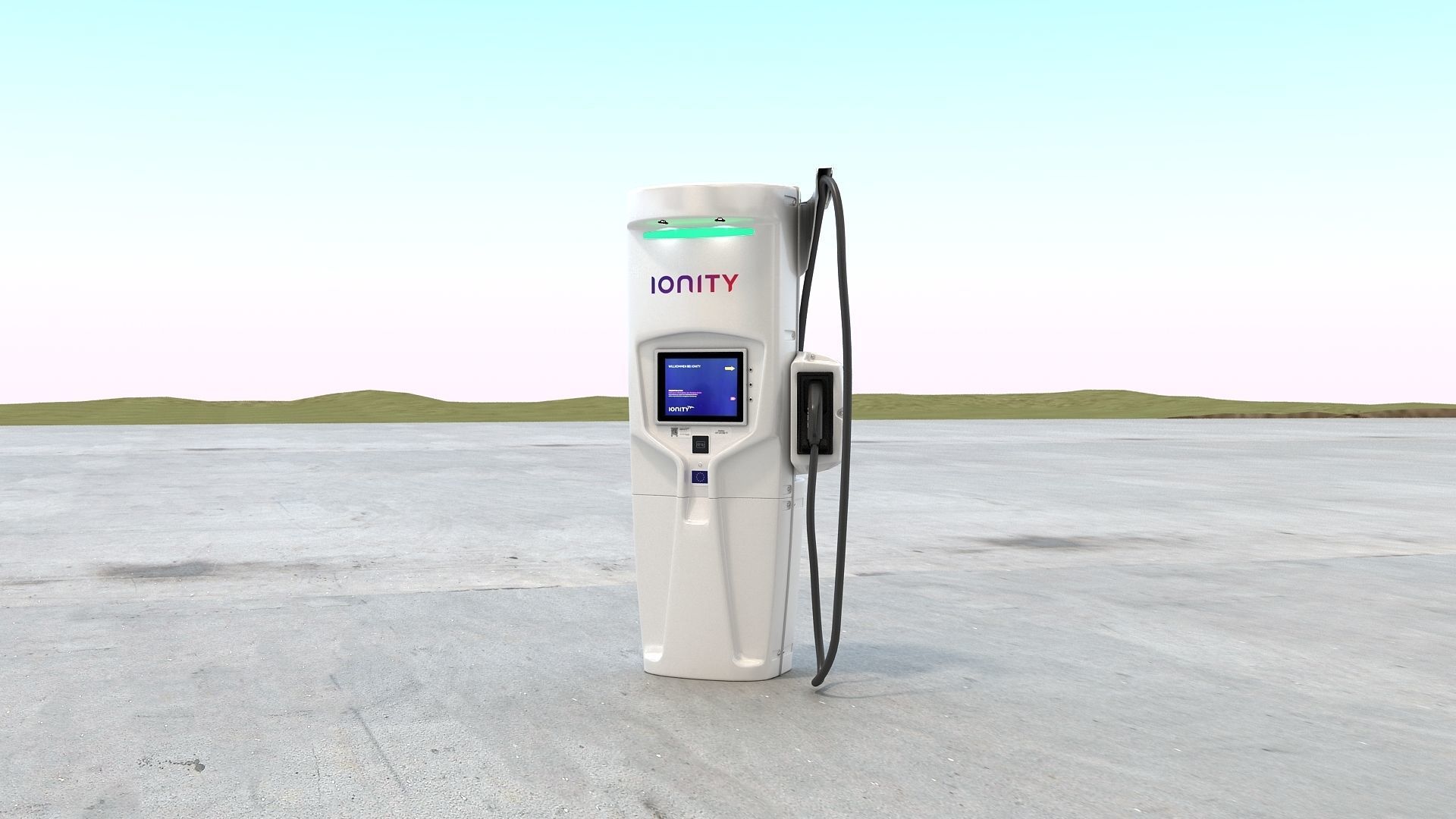 IONITY Charger 3D model_2