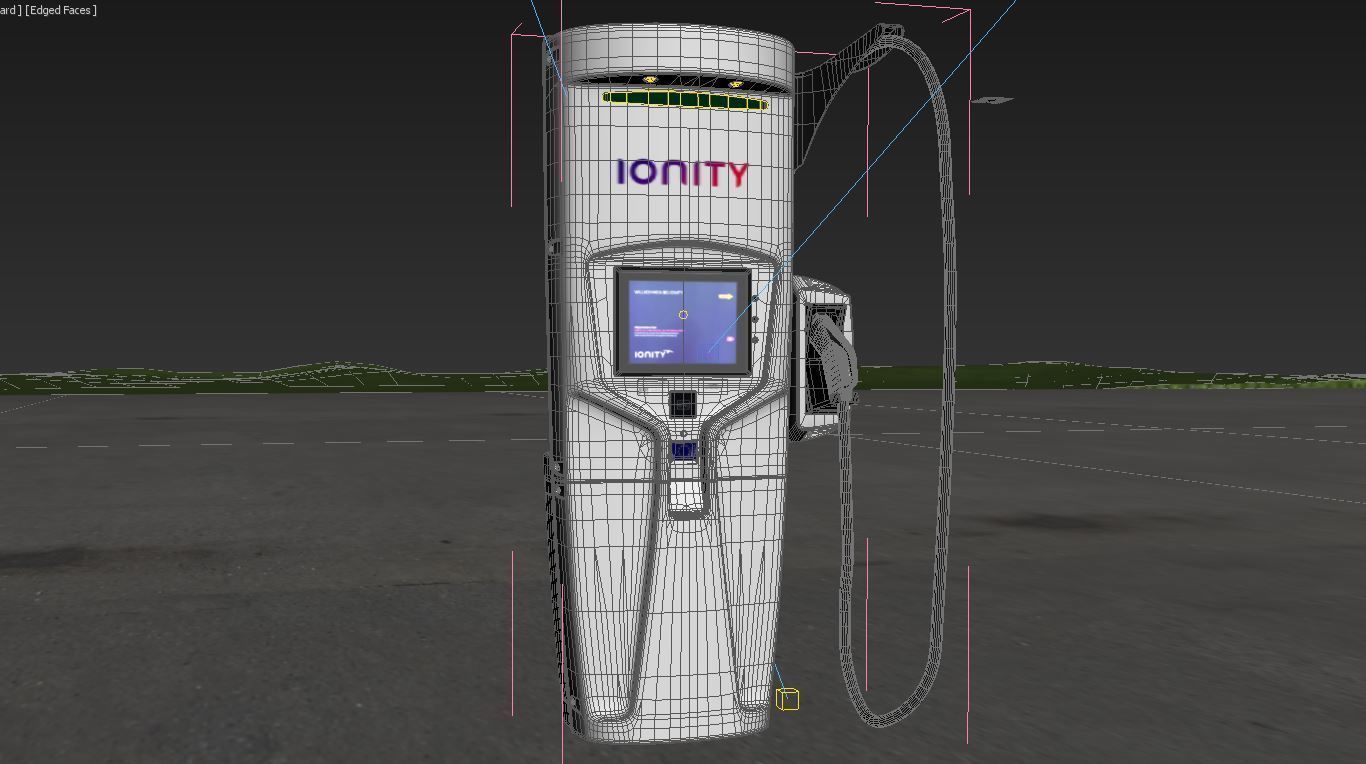IONITY Charger 3D model_11