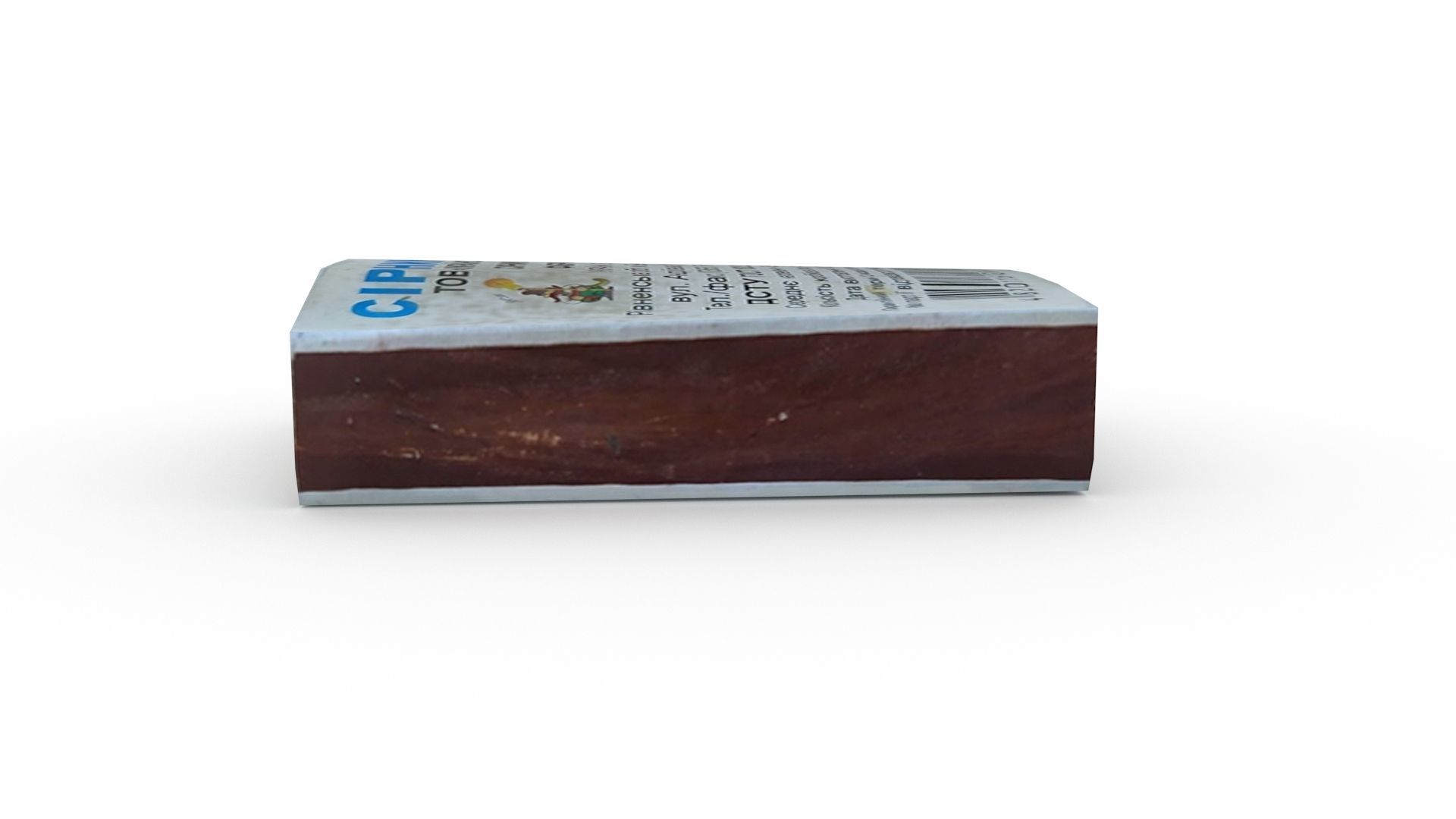 Matches box with two cards Low-poly 3D model_5