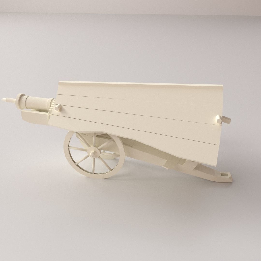 Spingarde with Canopy 3D model_4