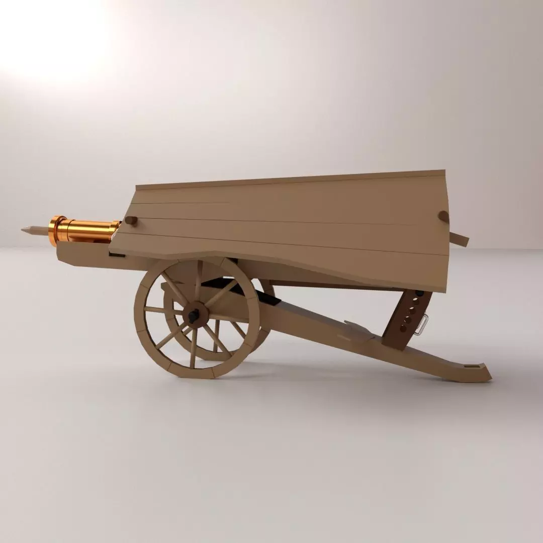 Spingarde with Canopy 3D model_0