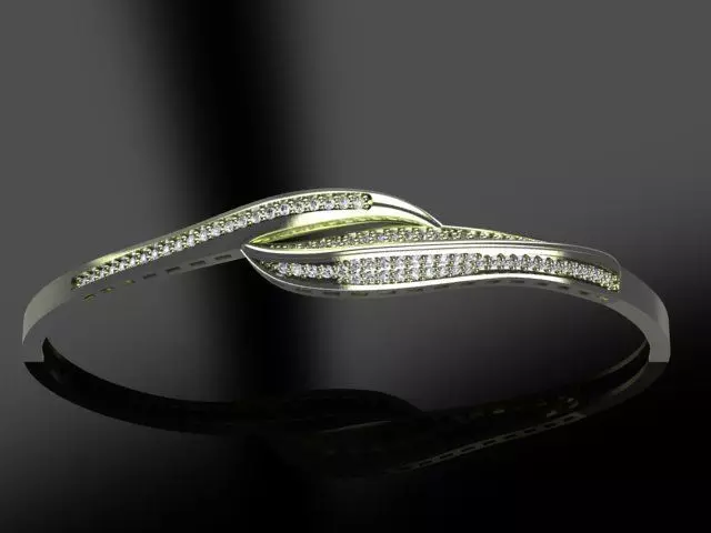 Fashion Bracelet 3D print model_0