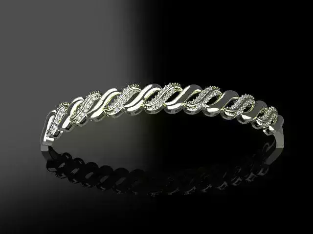 Fashion Bracelet 3D print model