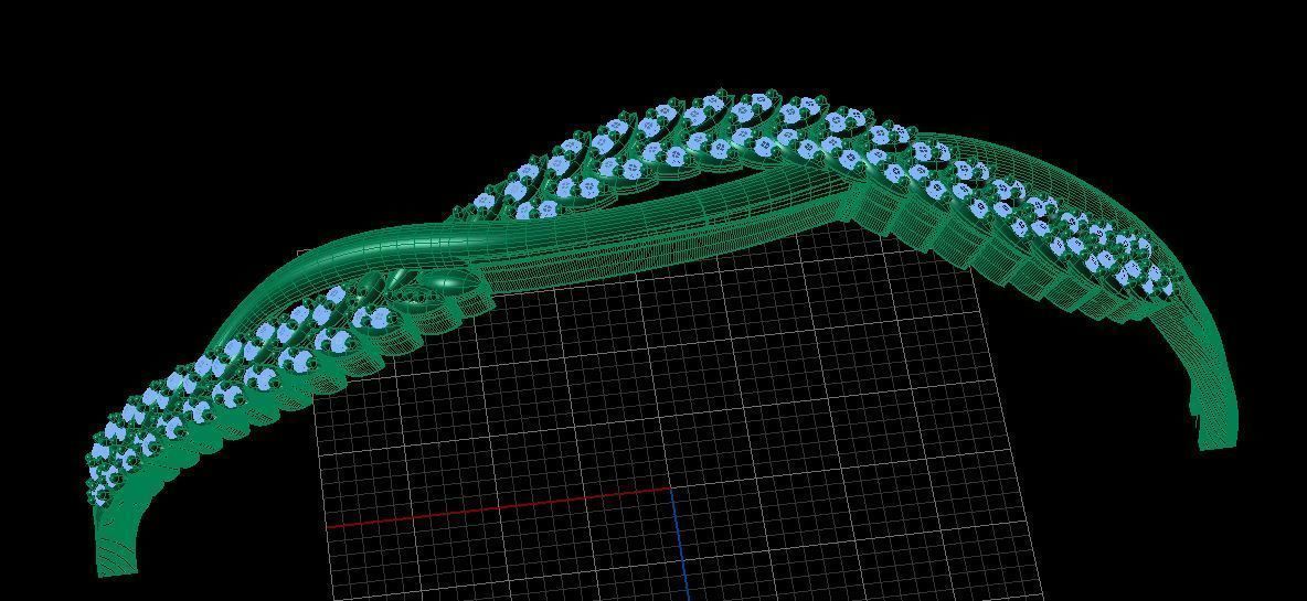 Fashion Bracelet 3D print model_2