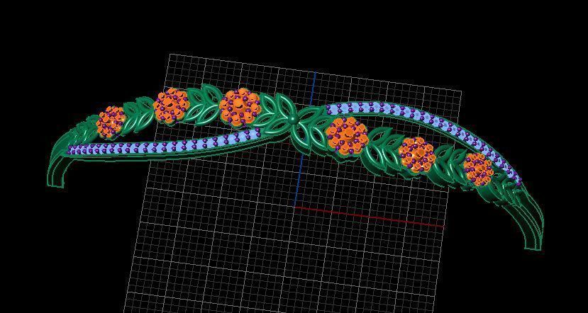 Fashion Bracelet 3D print model_5