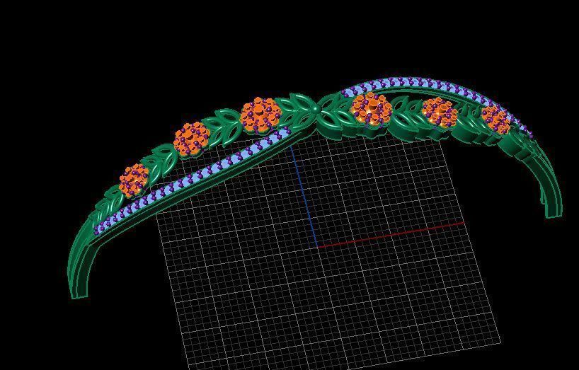 Fashion Bracelet 3D print model_3