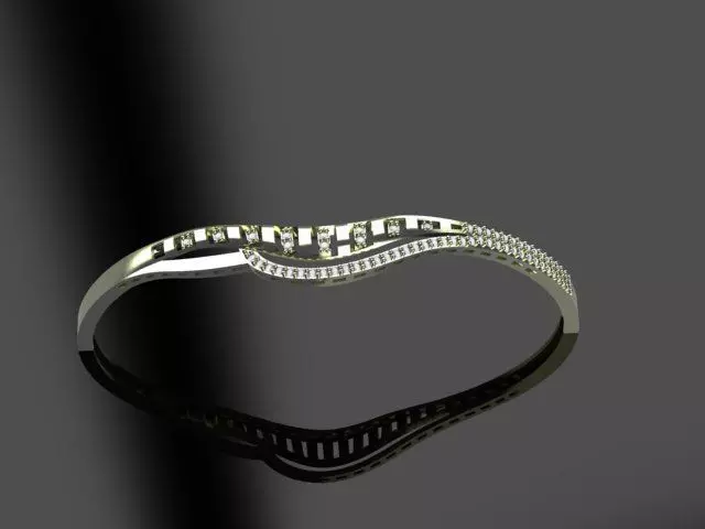 Fashion Bracelet 3D print model_0