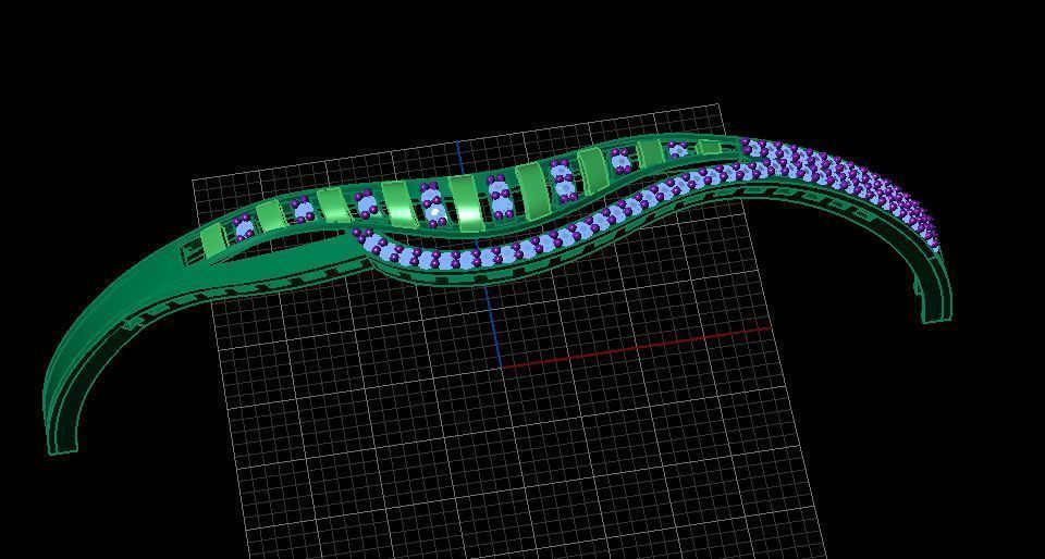 Fashion Bracelet 3D print model_2