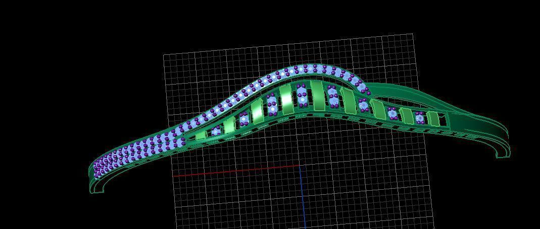 Fashion Bracelet 3D print model_4