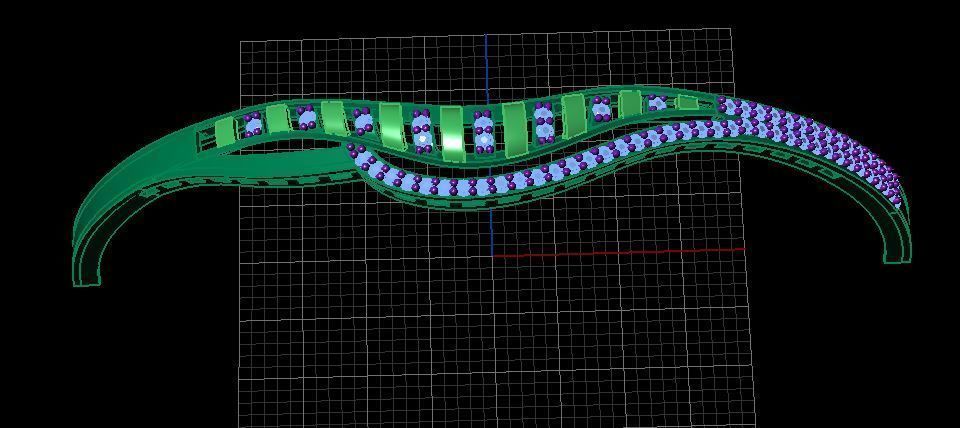 Fashion Bracelet 3D print model_1