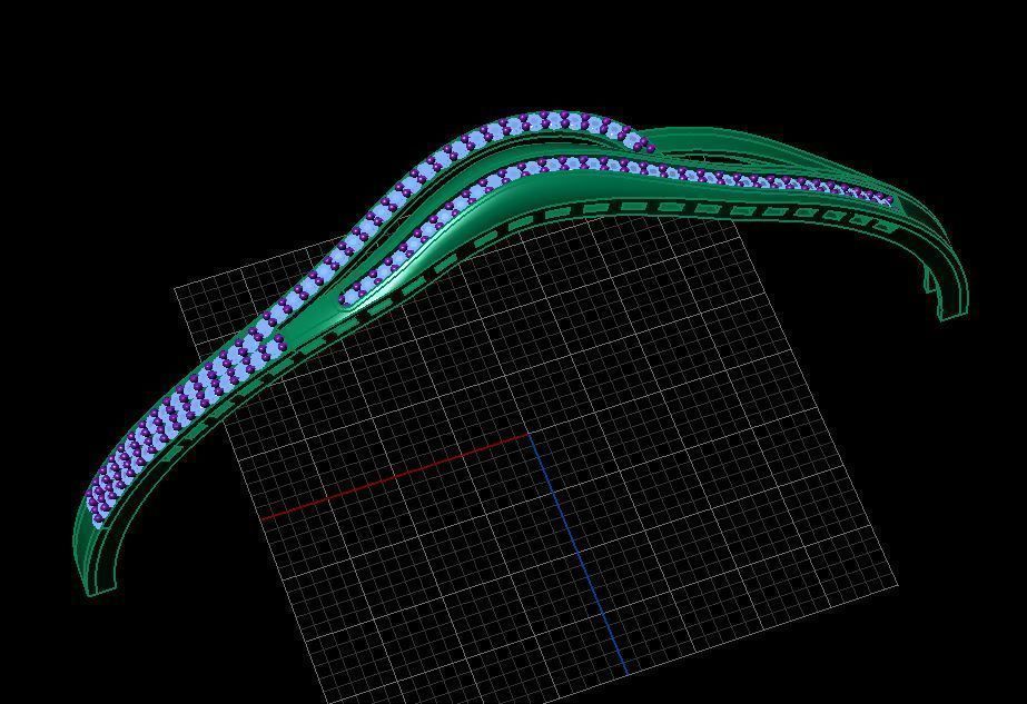 Fashion Bracelet 3D print model_2