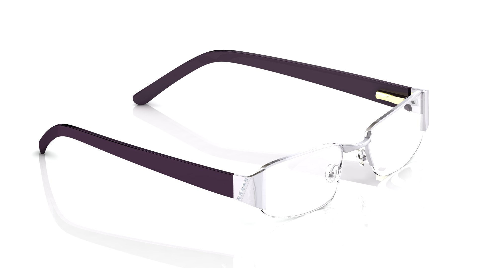 Eyeglasses for Men and Women 3D print model_3