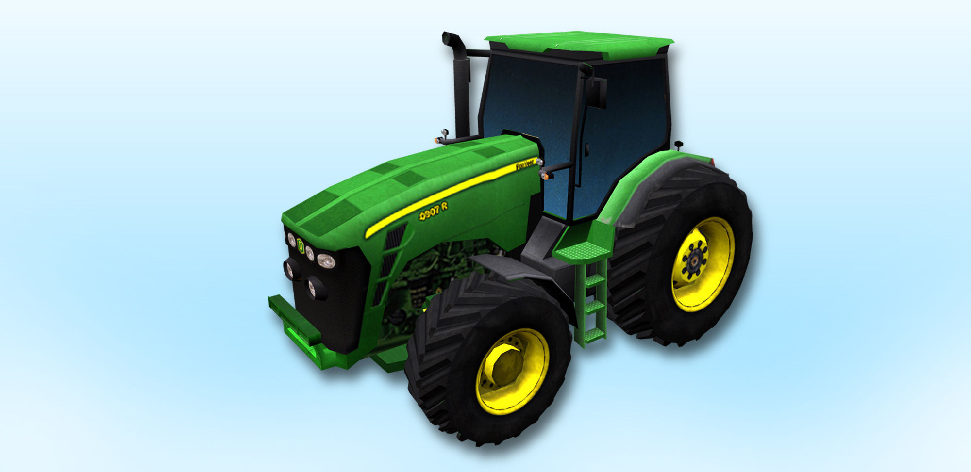 Tractor Free 3D model_3