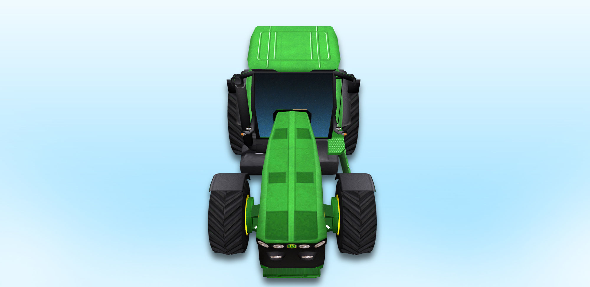 Tractor Free 3D model_2