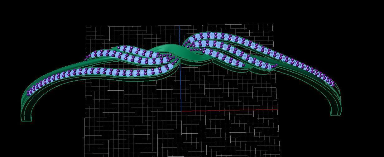 Fashion Bracelet 3D print model_2