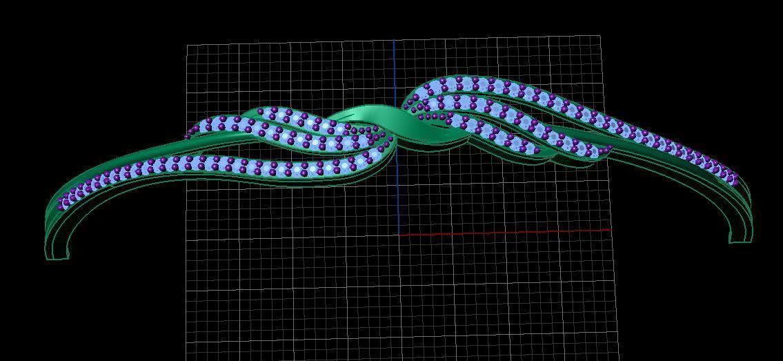 Fashion Bracelet 3D print model_1