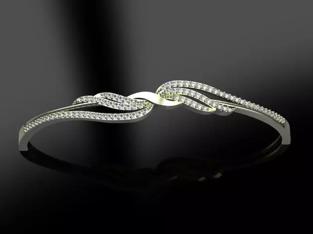 Fashion Bracelet 3D print model_0