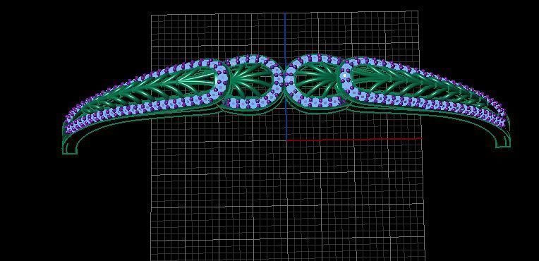 Fashion Bracelet 3D print model_1