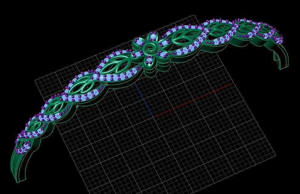 Fashion Bracelet 3D print model_3