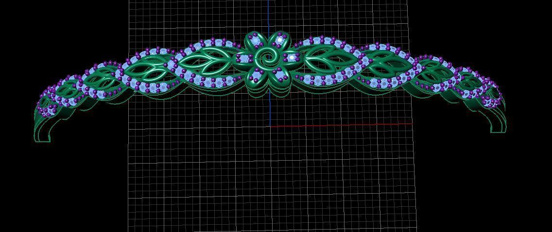 Fashion Bracelet 3D print model_1