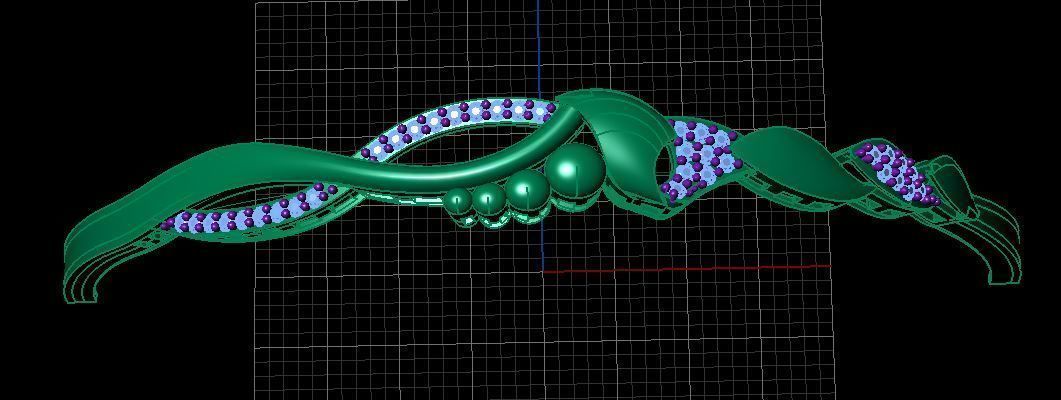 Fashion Bracelet 3D print model_1