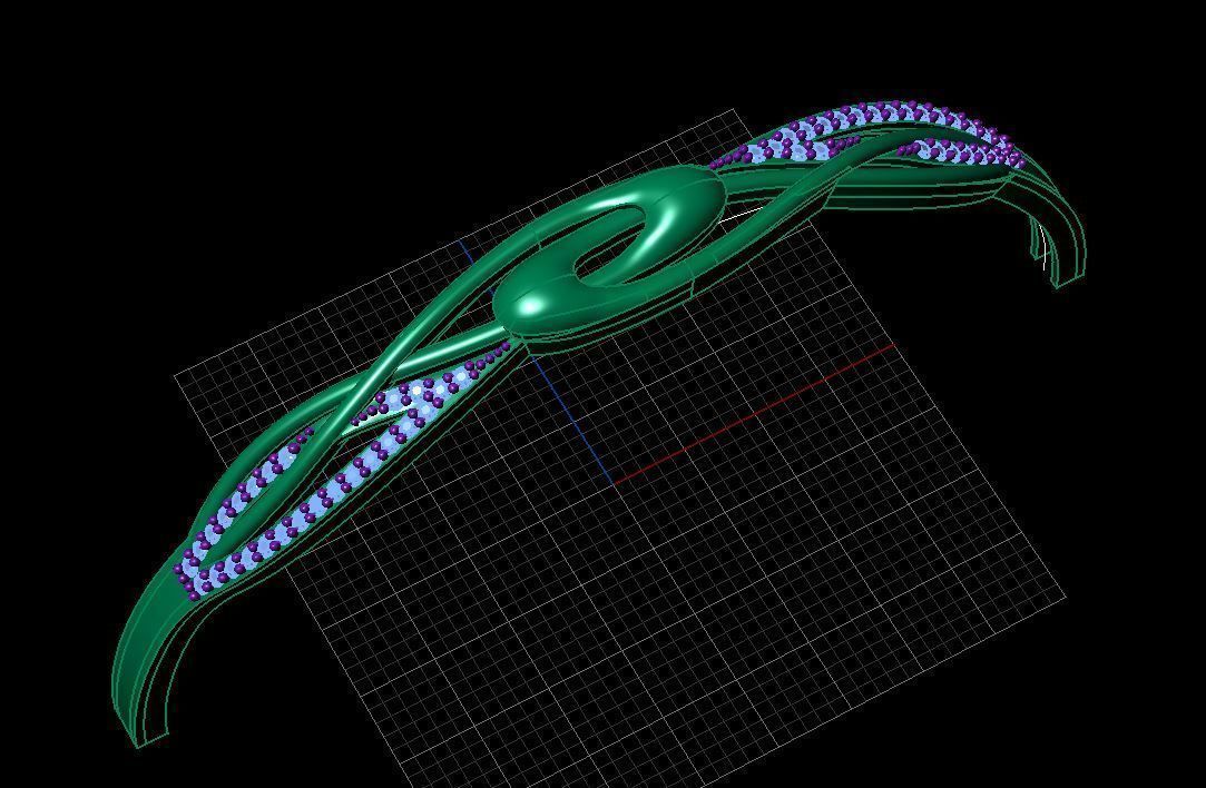 Fashion Bracelet 3D print model_3