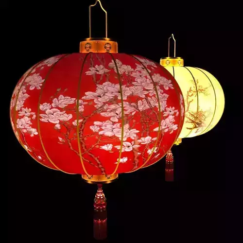 Chinese red lantenr 3D model