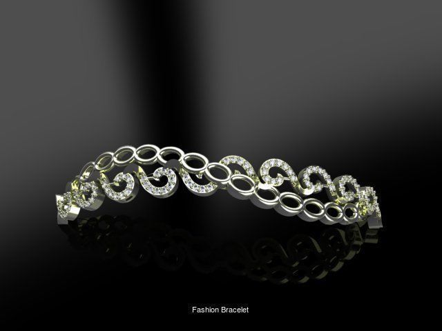 15 Fashion Bracelet 3dm file 3D Model Collection_5