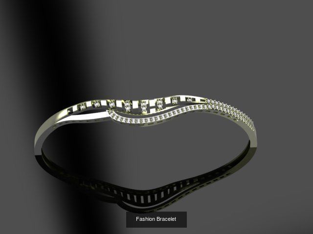 15 Fashion Bracelet 3dm file 3D Model Collection_7