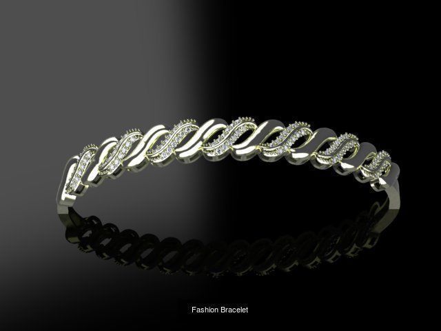 15 Fashion Bracelet 3dm file 3D Model Collection_3