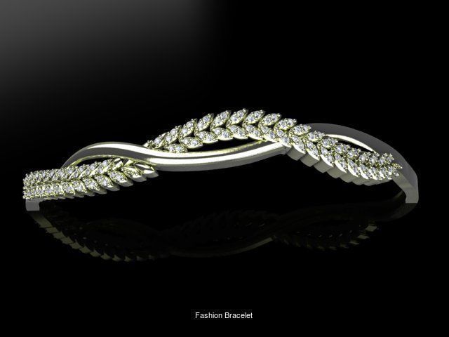 15 Fashion Bracelet 3dm file 3D Model Collection_4