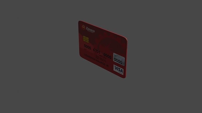 Zanaco ATM Card 3D print model