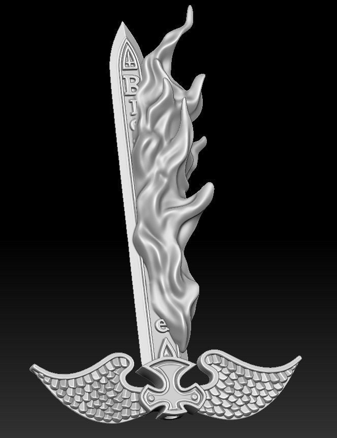 Archangel 3d print bust of man 3D print model_20