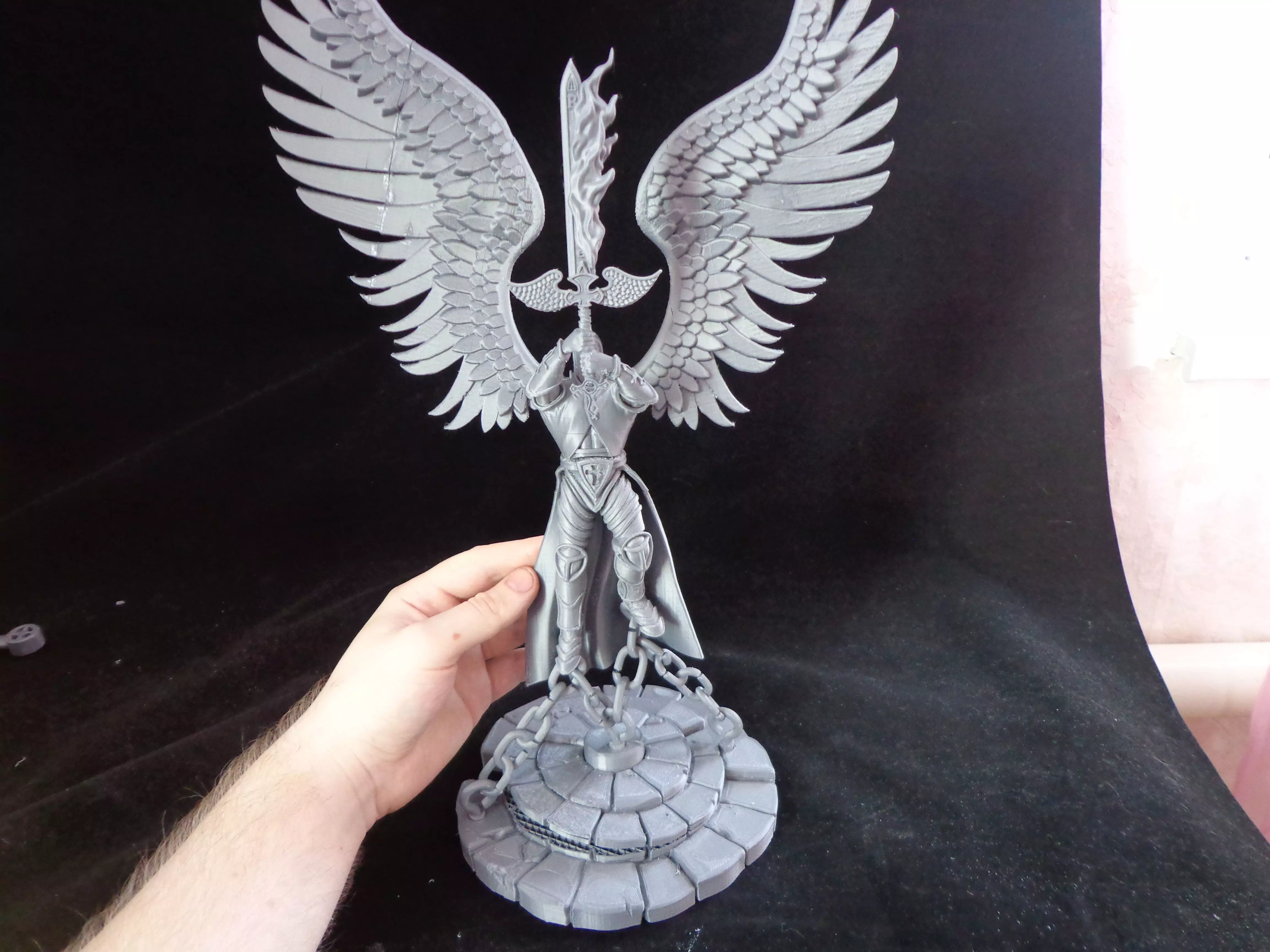 Archangel 3d print bust of man 3D print model_0