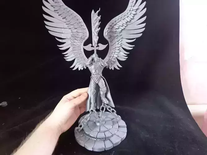 Archangel 3d print bust of man